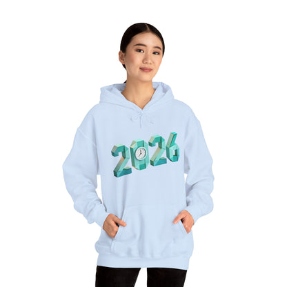 2026 Celebration Hoodie – Bold Throwback Year Design for Festive Winter Wear