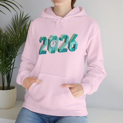 2026 Celebration Hoodie – Bold Throwback Year Design for Festive Winter Wear