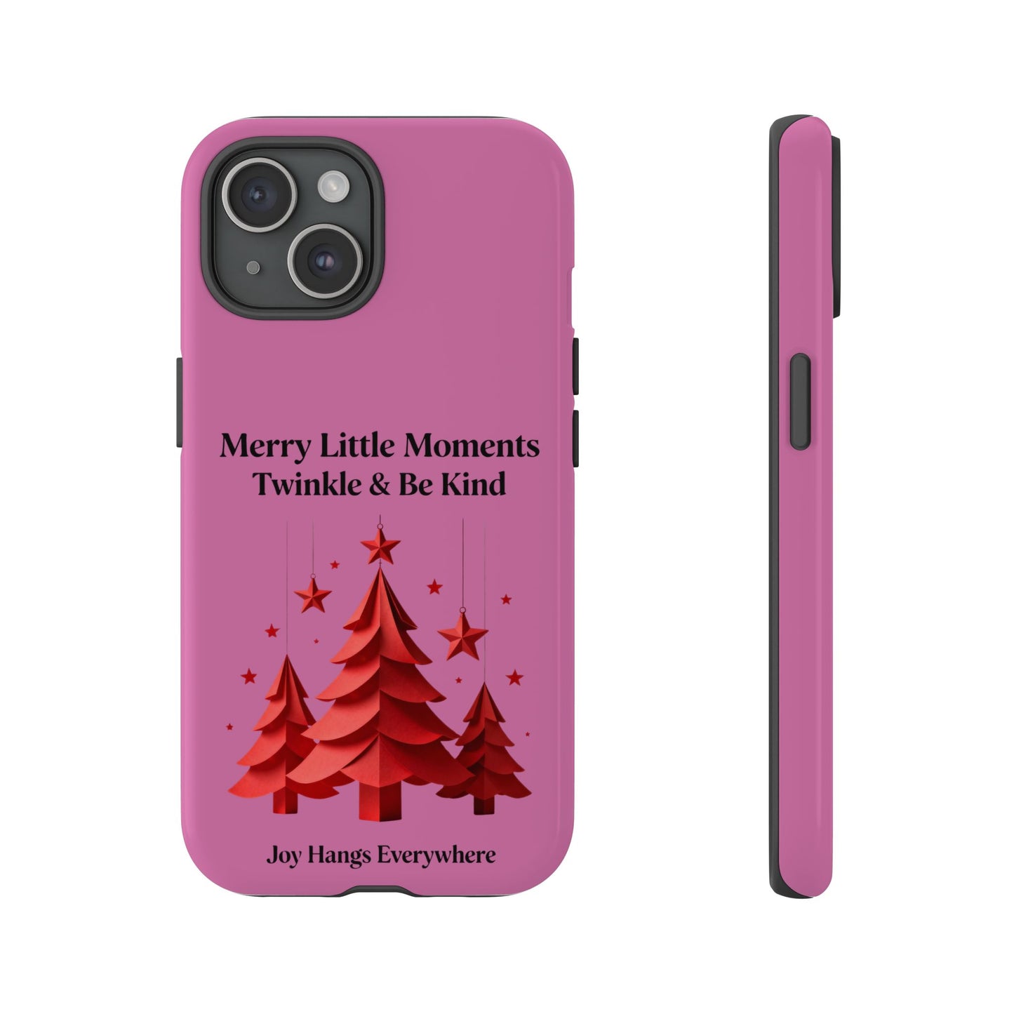 Twinkle & Kindness Christmas Cover – Soft Pink Winter Design for Cozy Holiday Vibes