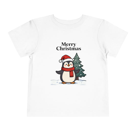 Cute Penguin Christmas Tee for Kids – Festive Holiday Toddler Shirt