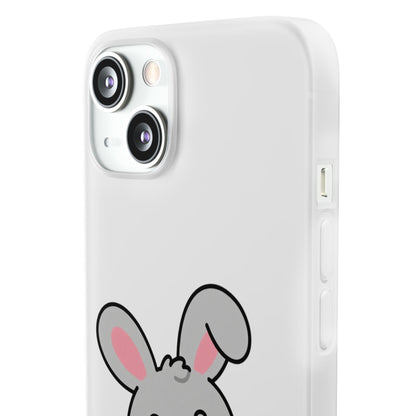 Playful Bunny Holding Carrot Phone Case – Soft, Charming Protective Cover