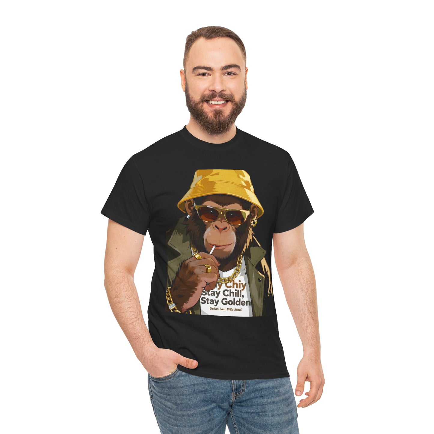 Urban Chimp Graphic T-Shirt – Chill Street Style with Retro Cool Attitude