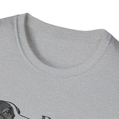 Serene Beagle Graphic Tee – Classic Monochrome Dog Lover Shirt with Peaceful Vibes