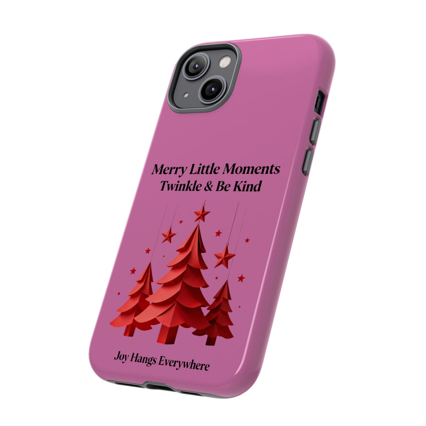 Twinkle & Kindness Christmas Cover – Soft Pink Winter Design for Cozy Holiday Vibes