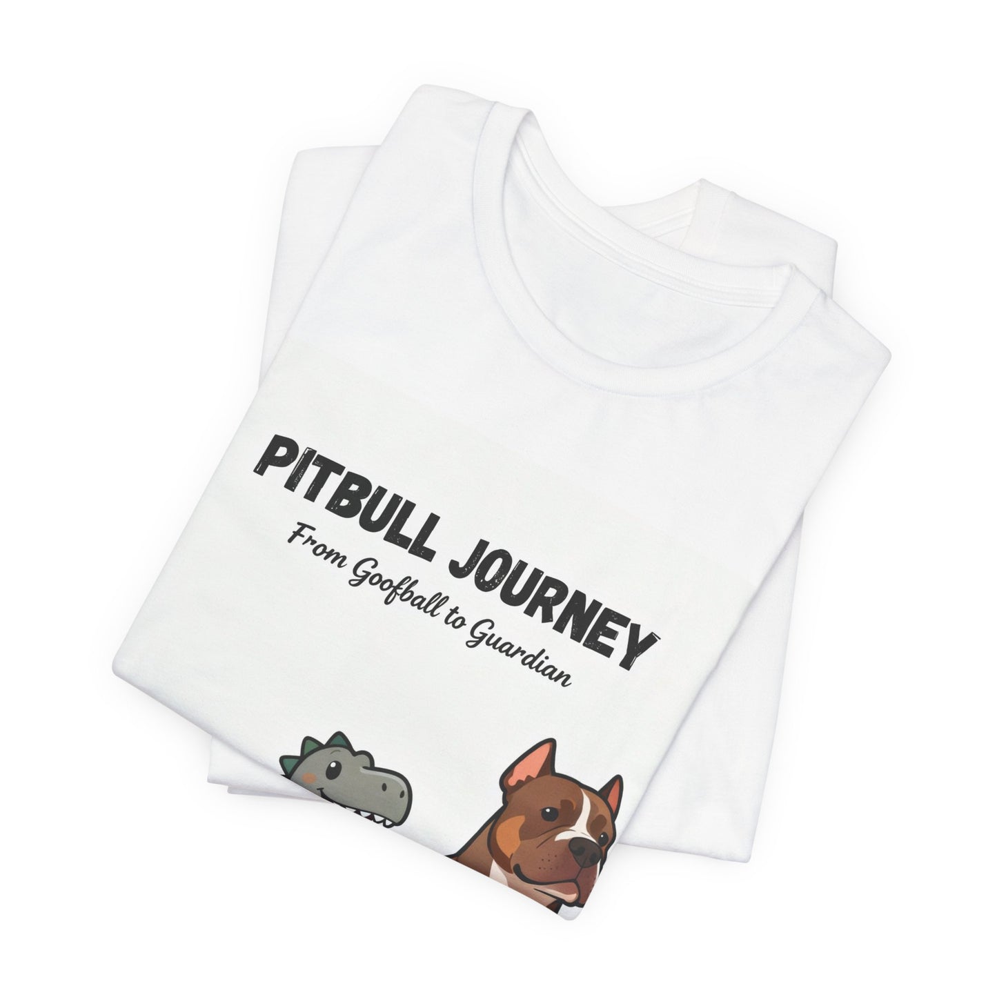 The Pitbull Phases Tee – Cute to Chaos to Champion, Because Growth Takes Grit