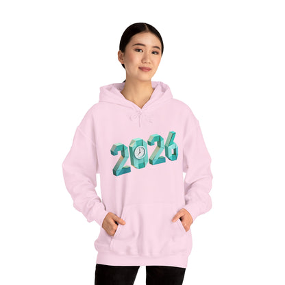 2026 Celebration Hoodie – Bold Throwback Year Design for Festive Winter Wear