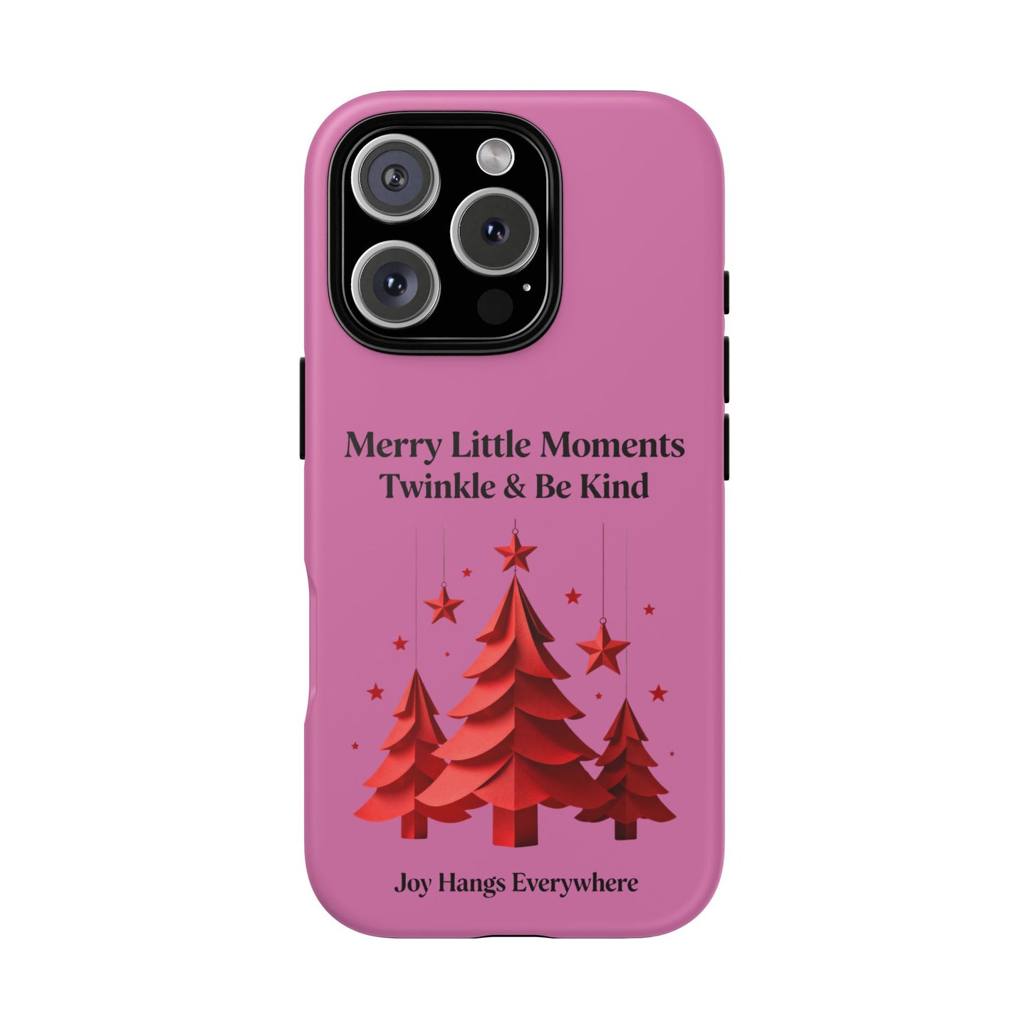 Twinkle & Kindness Christmas Cover – Soft Pink Winter Design for Cozy Holiday Vibes