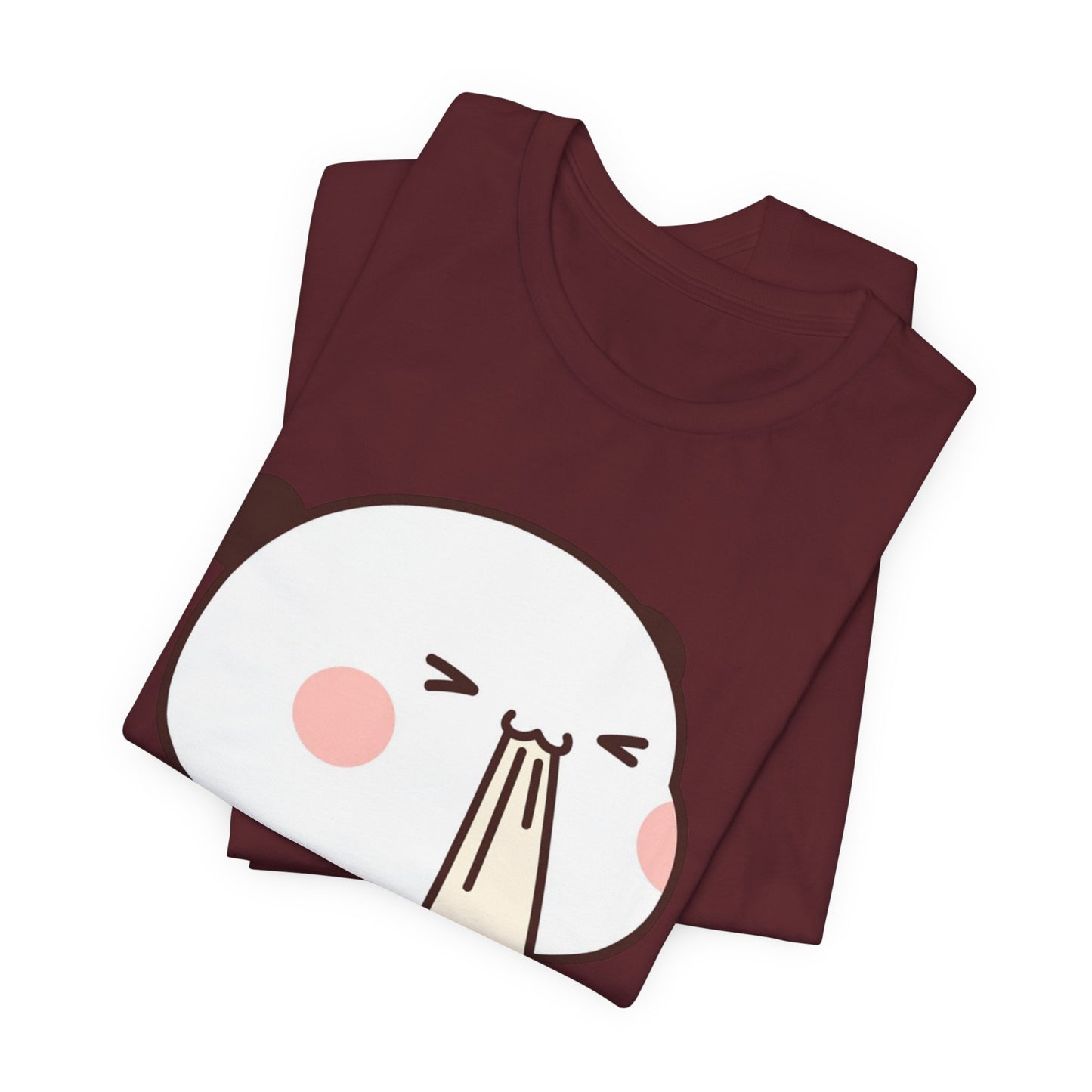 Cute Ramen Panda Tee – Whimsical Noodle Bowl Illustration Shirt