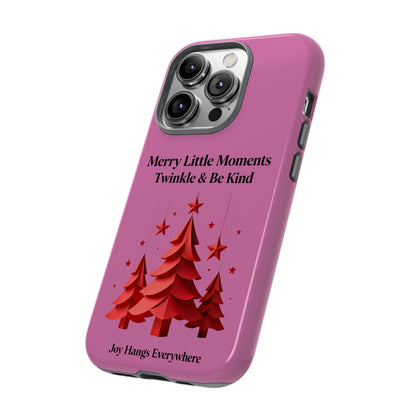 Twinkle & Kindness Christmas Cover – Soft Pink Winter Design for Cozy Holiday Vibes