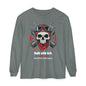 Grease & Glory Long Sleeve Shirt – Gritty Mechanic Skull Graphic Tee for Hardworking Hands