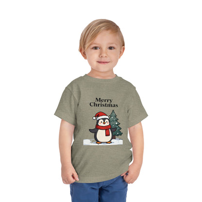 Cute Penguin Christmas Tee for Kids – Festive Holiday Toddler Shirt