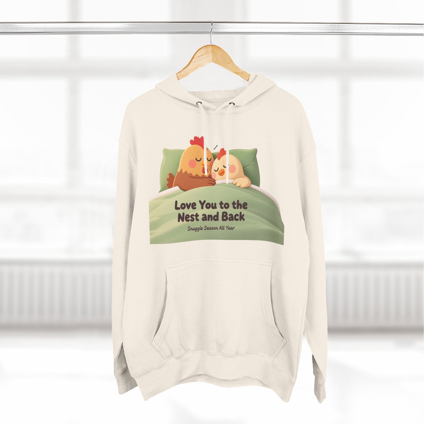 Cluckin’ Cozy Hoodie – Funny Chicken Graphic Sweatshirt That Feels Like a Warm Hug