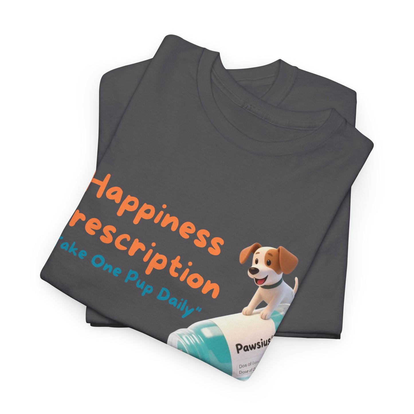 Prescription for Joy T-Shirt – Playful Dog Lover Tee with Cute Puppies and Positive Vibes