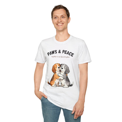 Beagle Hug Shirt – Cute Dog Lover Tee, Cozy Graphic Gift for Pet Moms & Dads