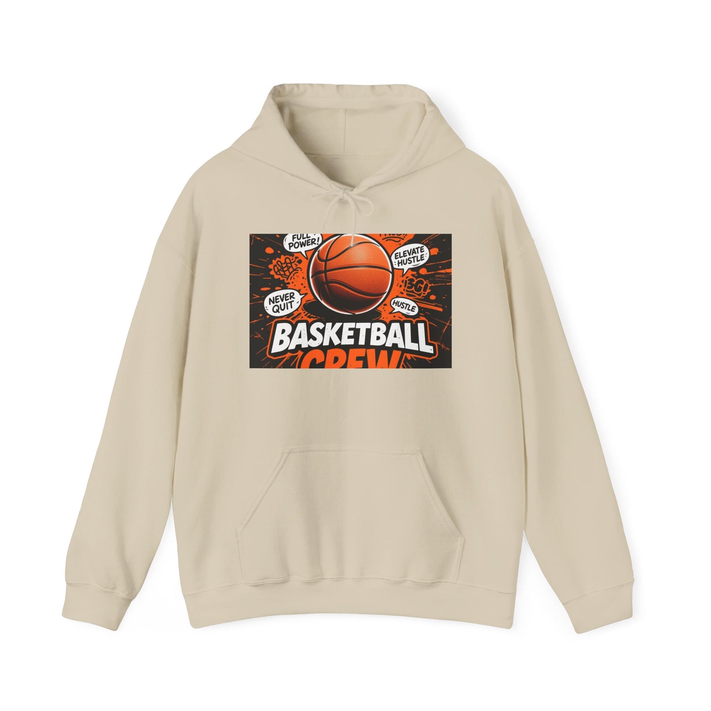 Custom Basketball Hoodie – Personalized Unisex Heavy Blend Hoodie for Players & Fans