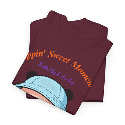 Kawaii Boba Panda T-Shirt – Cute Bubble Tea Lover Graphic Tee for Everyday Sweet Vibes