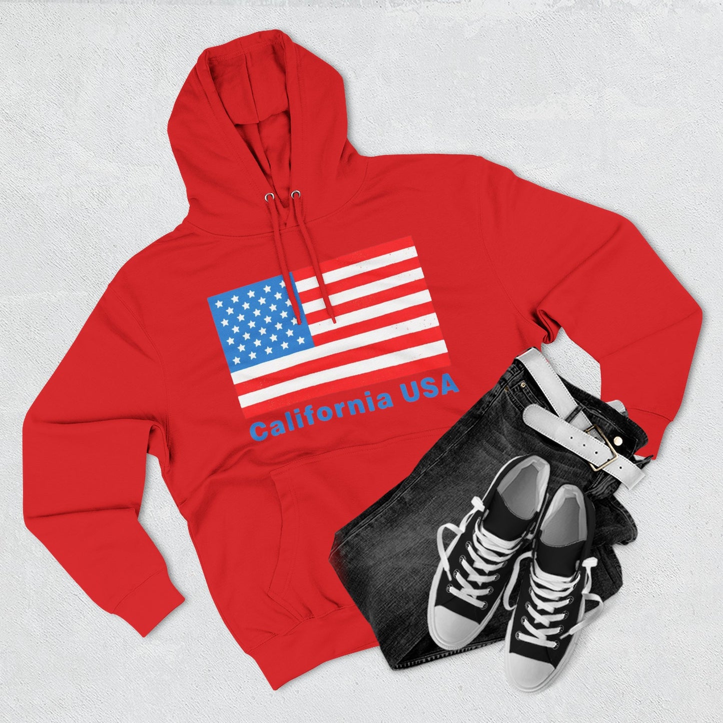 California Flag Pullover Hoodie – Classic Golden State Pride Apparel
