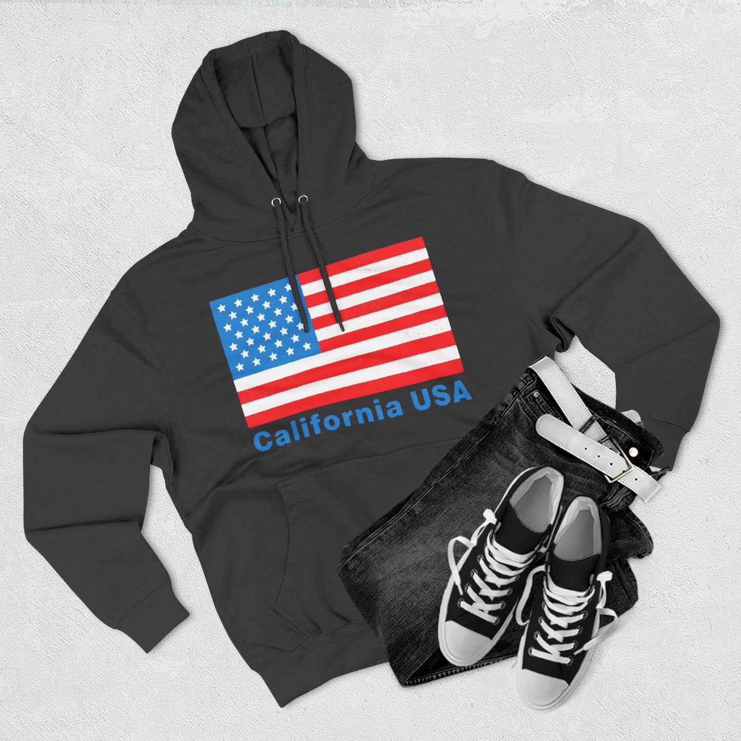 Custom USA Flag Hoodie – Personalized American Pride Sweatshirt