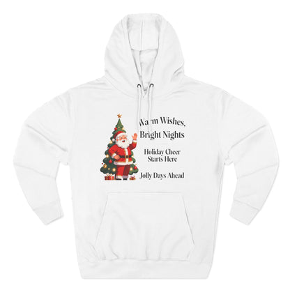 Cozy Santa Holiday Hoodie – Festive Winter Graphic Sweatshirt for Christmas Cheer