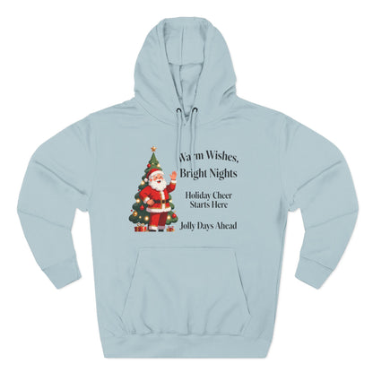 Cozy Santa Holiday Hoodie – Festive Winter Graphic Sweatshirt for Christmas Cheer