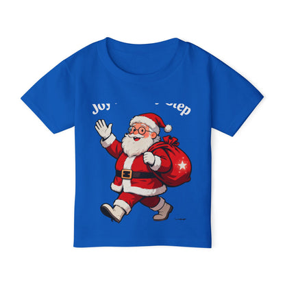 Jolly Santa Gift Bag T-Shirt – Adorable Christmas Top for Toddlers