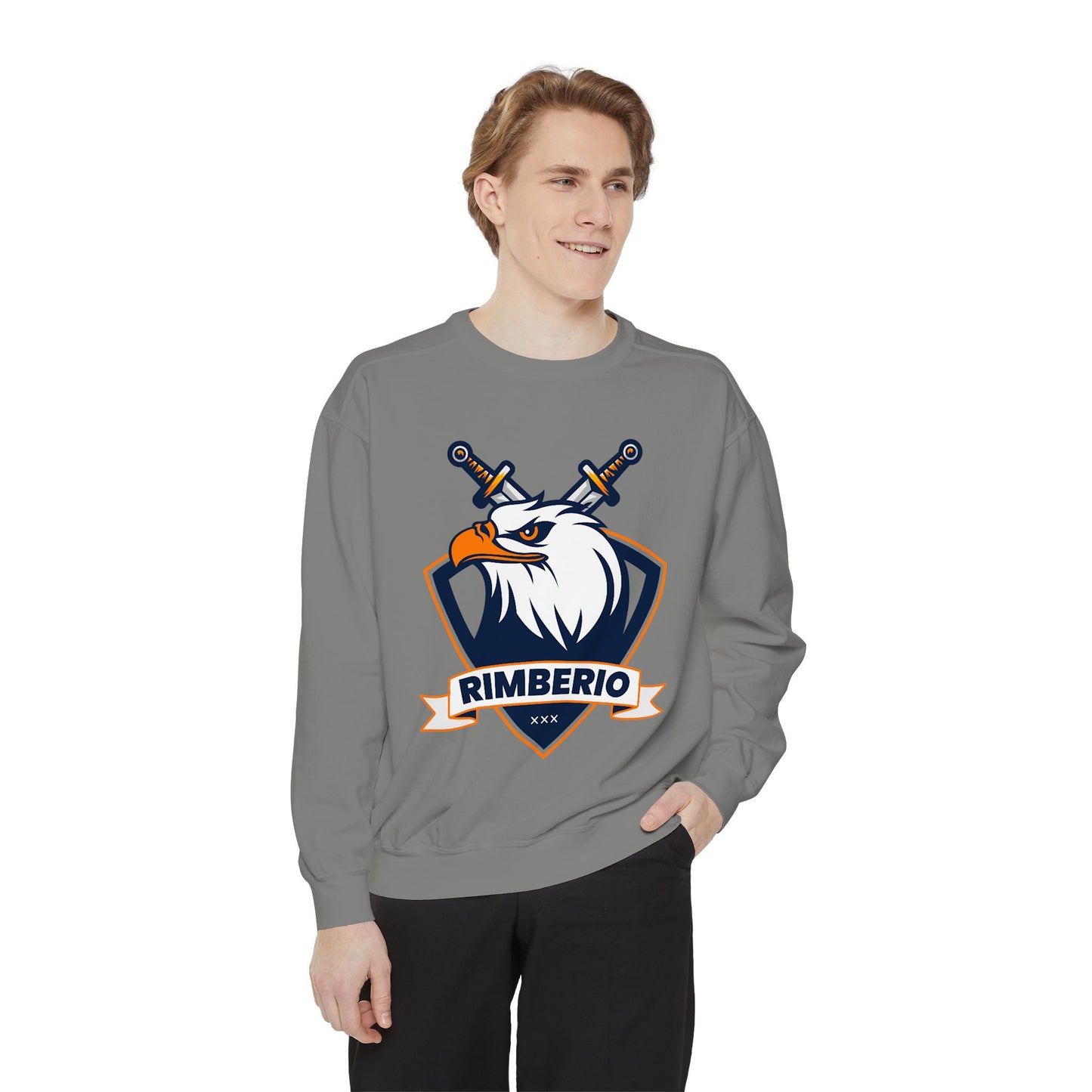 Rimbeirio Eagle Tattoo Sweatshirt – Bold Unisex Streetwear, Freedom Spirit Style