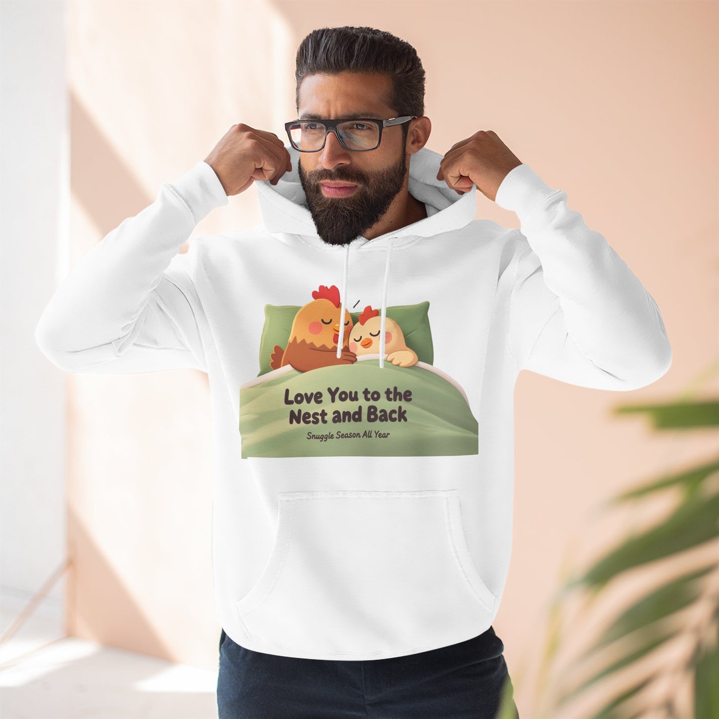 Cluckin’ Cozy Hoodie – Funny Chicken Graphic Sweatshirt That Feels Like a Warm Hug