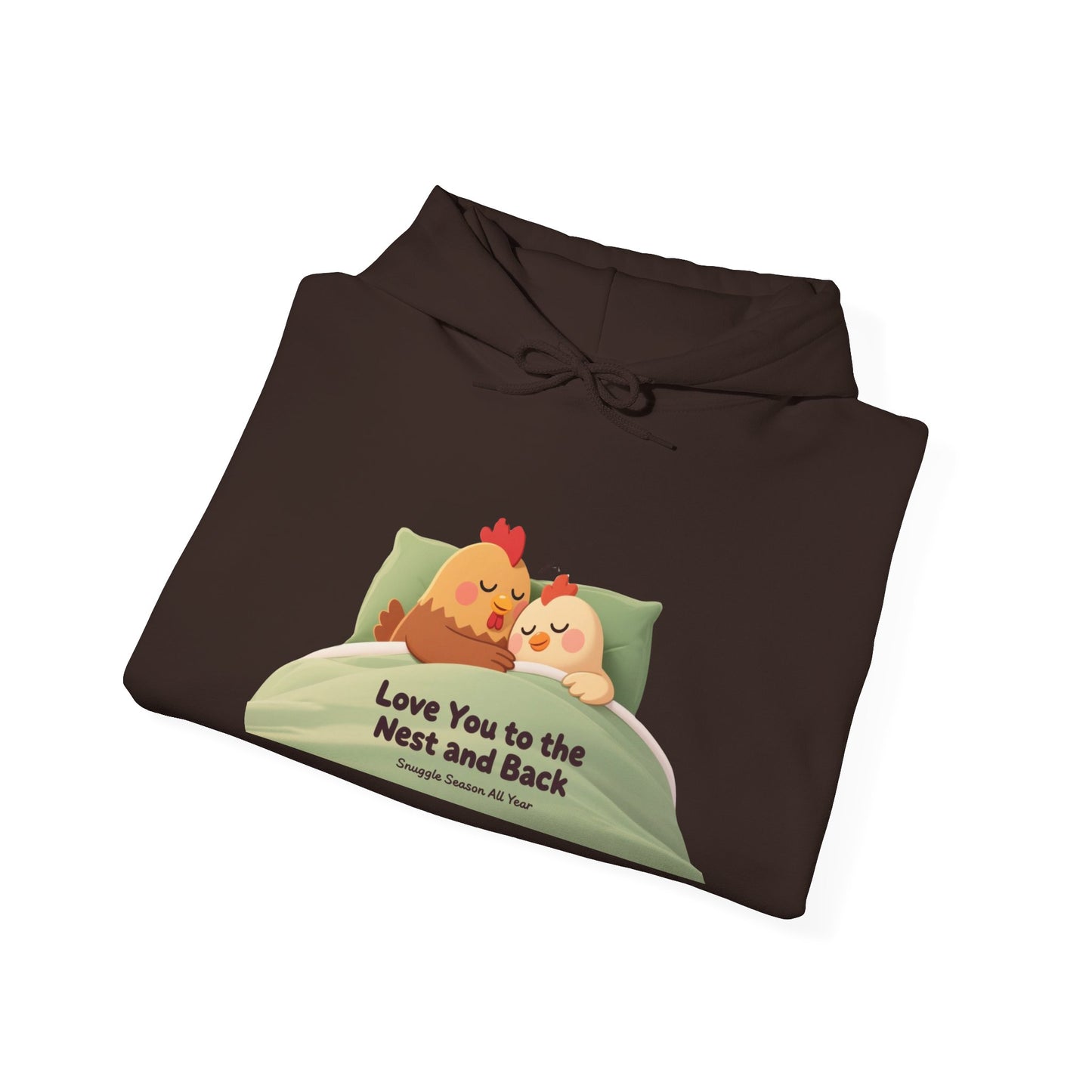 Whimsical Chicken Mom Hoodie – Sweet Mother’s Day Gift with Nest-Themed Quote