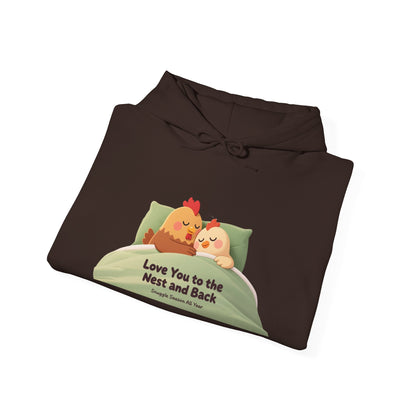 Whimsical Chicken Mom Hoodie – Sweet Mother’s Day Gift with Nest-Themed Quote