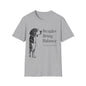 Serene Beagle Graphic Tee – Classic Monochrome Dog Lover Shirt with Peaceful Vibes