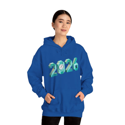 2026 Celebration Hoodie – Bold Throwback Year Design for Festive Winter Wear