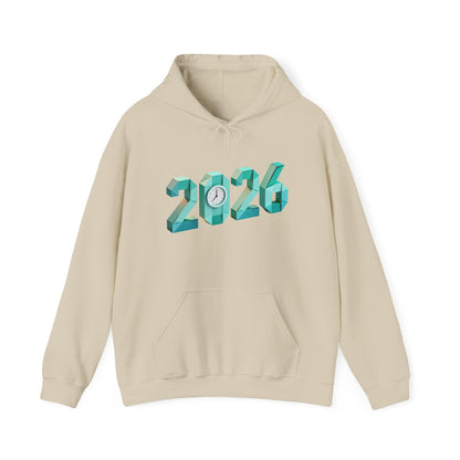 2026 Celebration Hoodie – Bold Throwback Year Design for Festive Winter Wear