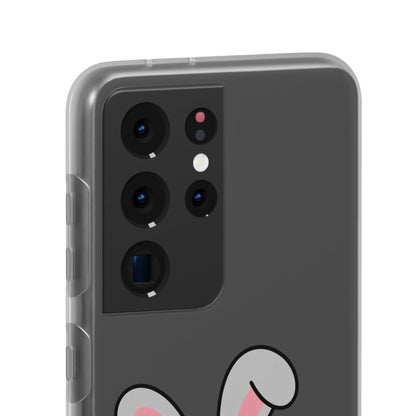 Playful Bunny Holding Carrot Phone Case – Soft, Charming Protective Cover