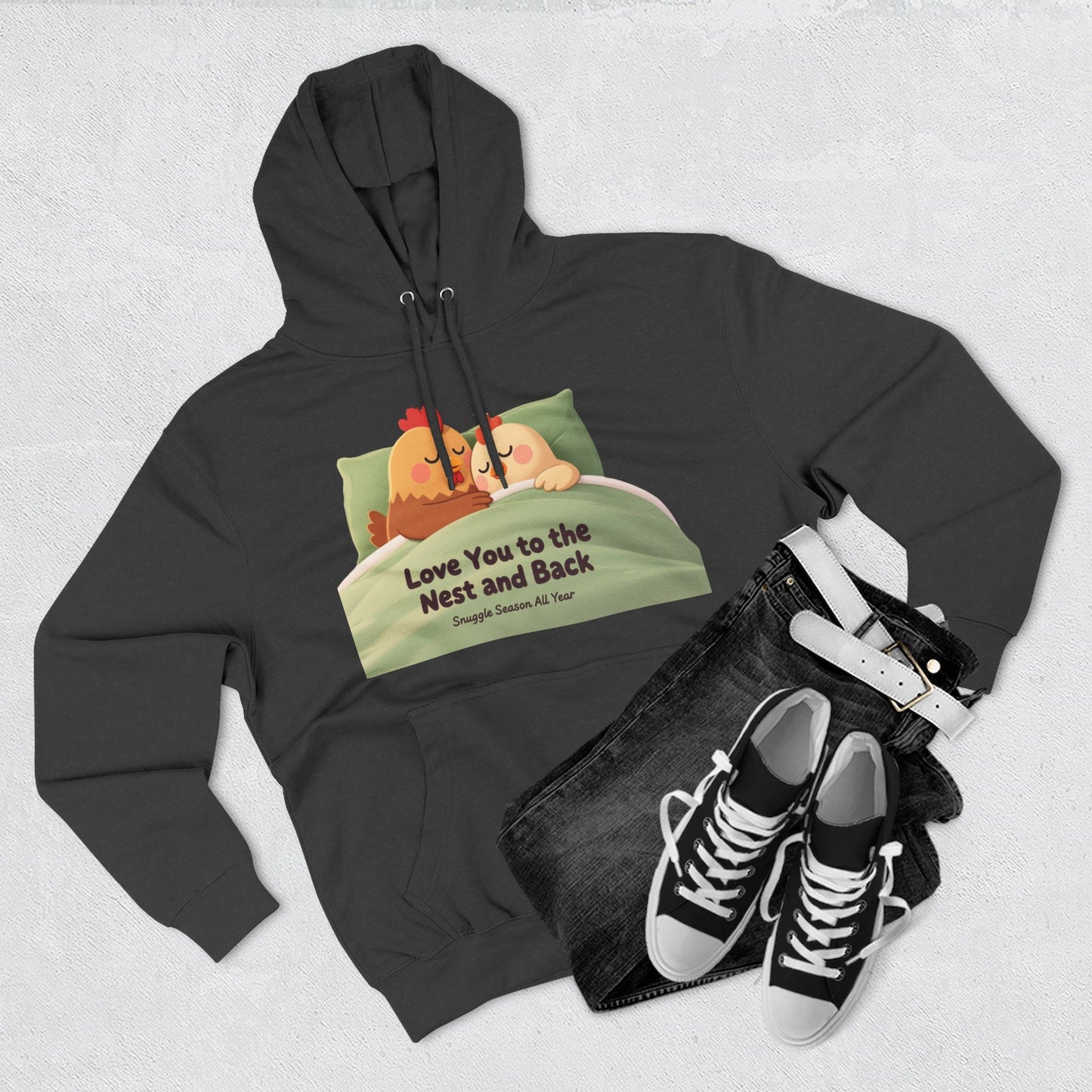 Cluckin’ Cozy Hoodie – Funny Chicken Graphic Sweatshirt That Feels Like a Warm Hug
