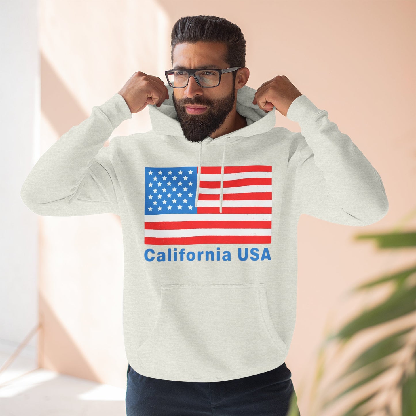 Custom USA Flag Hoodie – Personalized American Pride Sweatshirt