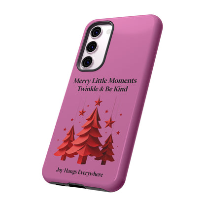 Twinkle & Kindness Christmas Cover – Soft Pink Winter Design for Cozy Holiday Vibes