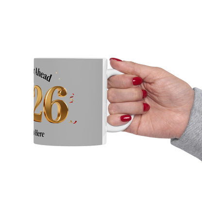 New Year 2026 Shine Mug – Festive Ceramic Coffee Cup for Bright Beginnings (11oz/15oz)