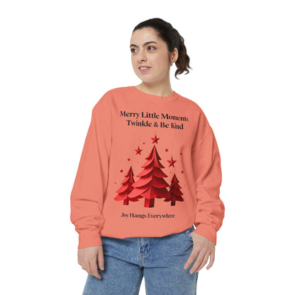 Twinkle & Kindness Christmas Pullover – Cute Holiday Graphic Sweatshirt for Winter Cheer
