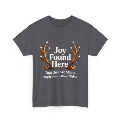 Festive Reindeer Antlers Tee – Joyful Christmas Shirt for Heartwarming Holiday Moments