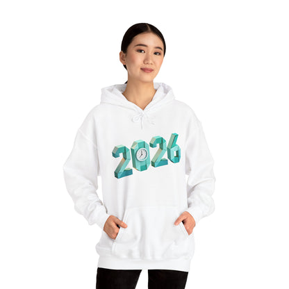 2026 Celebration Hoodie – Bold Throwback Year Design for Festive Winter Wear