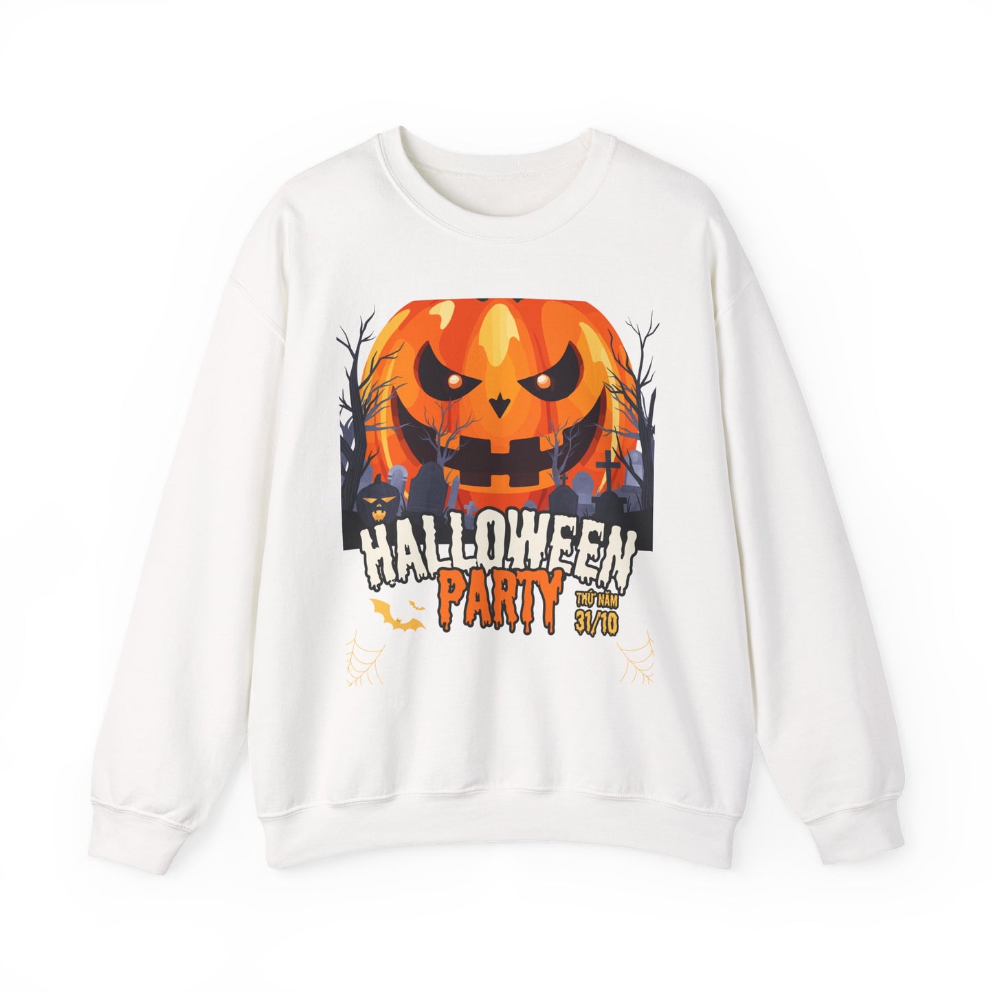 🎃 Halloween Party Sweatshirt | Custom Crewneck for Men & Women