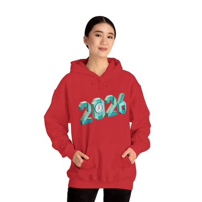 2026 Celebration Hoodie – Bold Throwback Year Design for Festive Winter Wear
