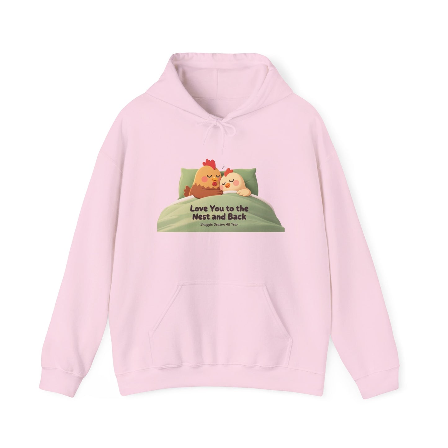 Whimsical Chicken Mom Hoodie – Sweet Mother’s Day Gift with Nest-Themed Quote