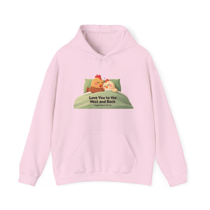 Whimsical Chicken Mom Hoodie – Sweet Mother’s Day Gift with Nest-Themed Quote