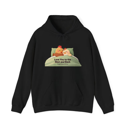 Whimsical Chicken Mom Hoodie – Sweet Mother’s Day Gift with Nest-Themed Quote