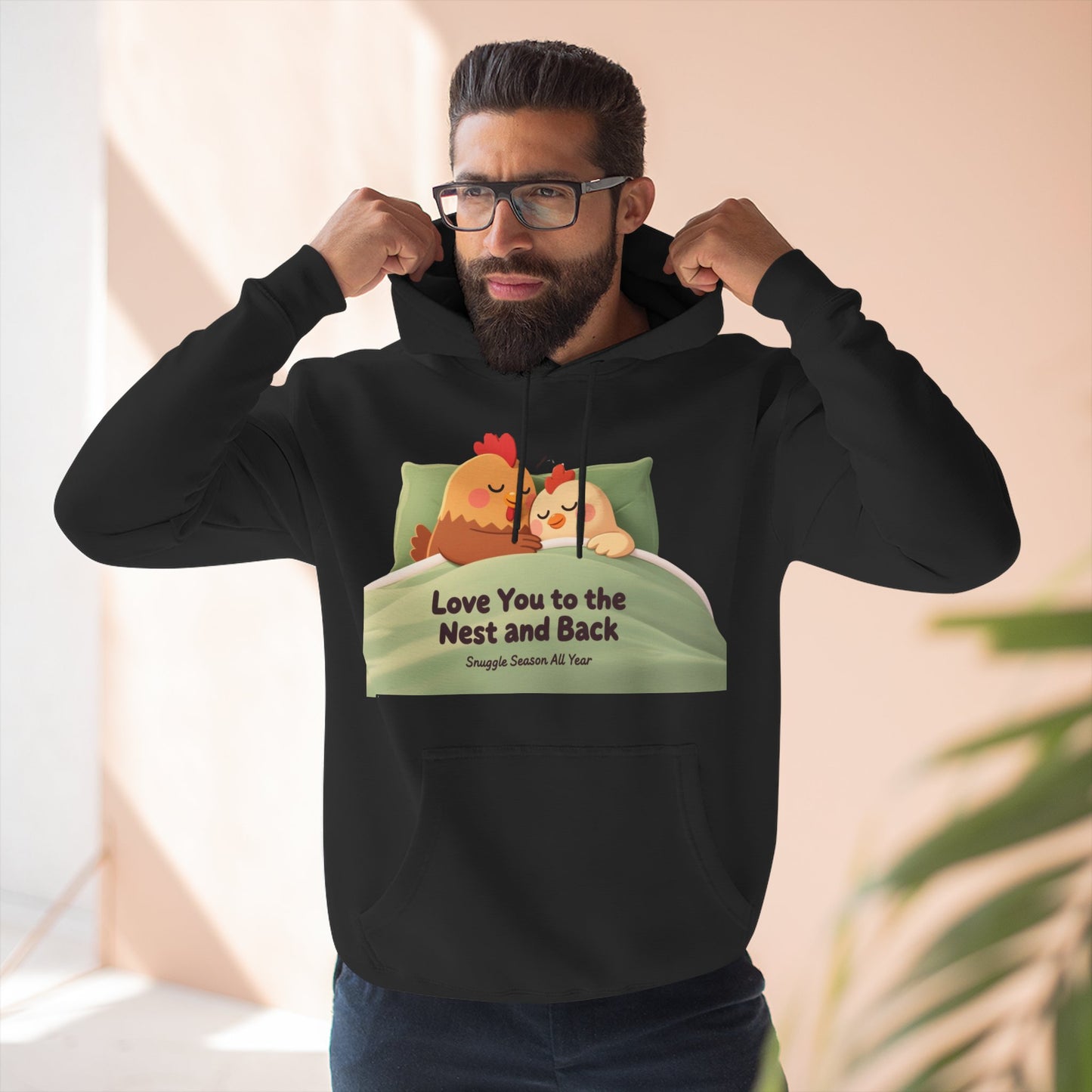 Cluckin’ Cozy Hoodie – Funny Chicken Graphic Sweatshirt That Feels Like a Warm Hug