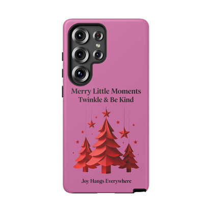 Twinkle & Kindness Christmas Cover – Soft Pink Winter Design for Cozy Holiday Vibes