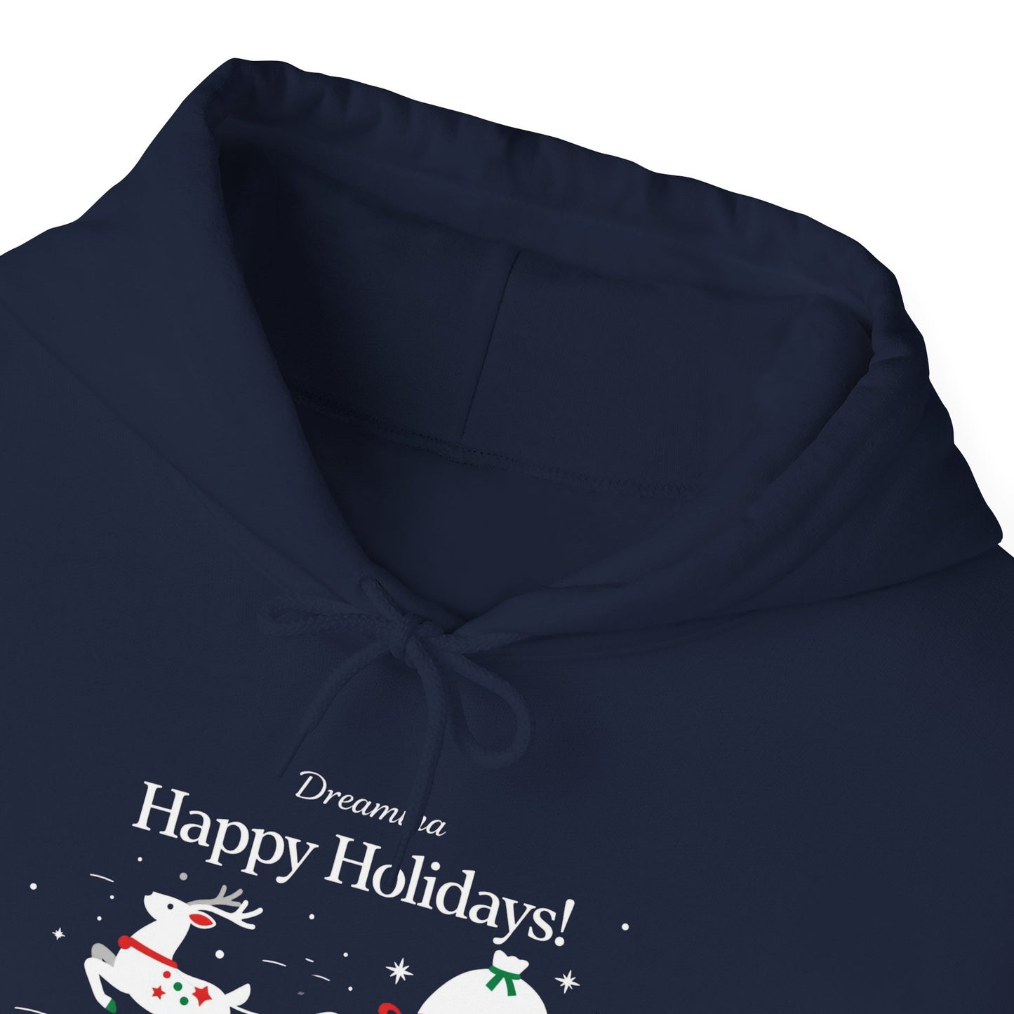 Santa Sleigh Holiday Hoodie – Cozy Christmas Pullover for Joyful Winter Moments