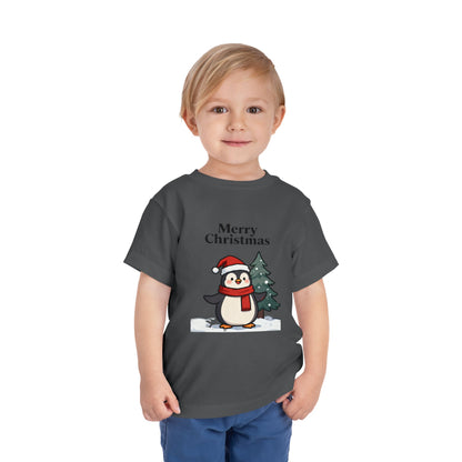 Cute Penguin Christmas Tee for Kids – Festive Holiday Toddler Shirt
