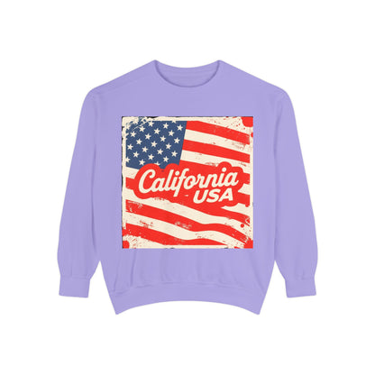 California Dream Vintage Sweatshirt – Retro USA Vibes